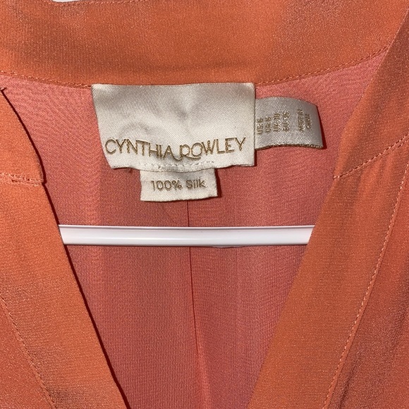 Peach colored Cynthia Rowley silk dress - Picture 2 of 4
